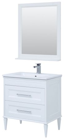 Мебель для ванной Aquanet Бостон М 80 белый( лит. мрамор), артикул 00259387