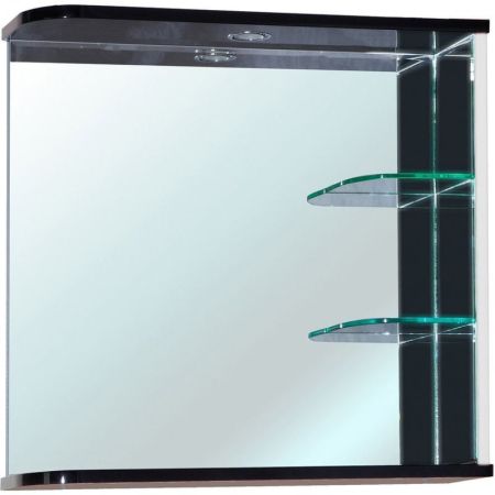 Зеркало Bellezza Рио 70 R 4613611061269 с подсветкой Черное Белое, артикул 4613611061269