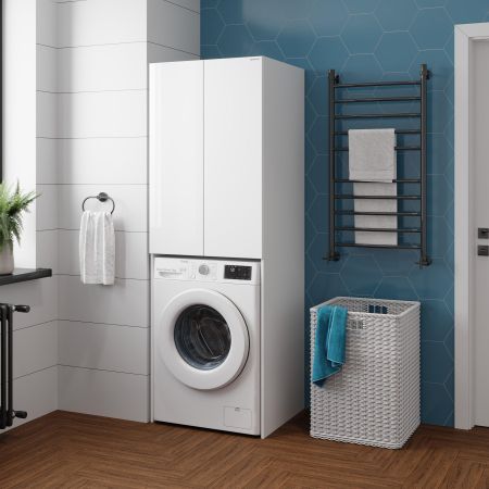 Шкаф Onika Милтон 67 напольный, белый, для стиральной машины, артикул 306702