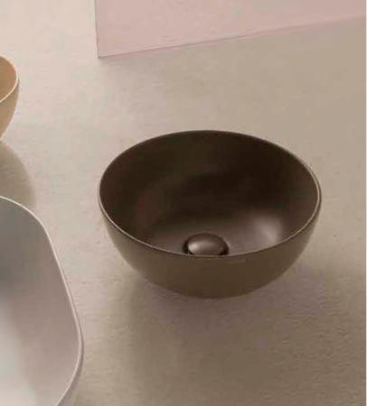 GLOBO T-Edge Раковина-чаша на столешницу D=37см H=16см, цвет Felce, артикул B6T37FE*0