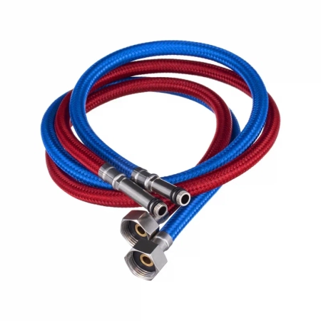 Смеситель для кухни с гибким изливом Славен СЛ-ОД-Ц2Г, хром/серый