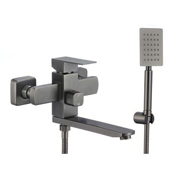 Смеситель для ванны Fmark FS8104Q, графит