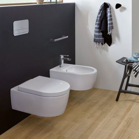 Унитаз, Villeroy&Boch, Avento, безободковый (с открытым смывным краем), тип установки-подвесной, ширина, мм-370, глубина, мм-530, высота, мм-310, форма чаши-овальная, выпуск-горизонтальный, материал-керамика, сиденье-в комплекте, цвет-альпийский белый, с  Унитаз, Villeroy&Boch, Avento, безободковый (с открытым смывным краем), тип установки-подвесной, ширина, мм-370, глубина, мм-530, высота, мм-310, форма чаши-овальная, выпуск-горизонтальный, материал-керамика, сиденье-в комплекте, цвет-альпийский белый, с