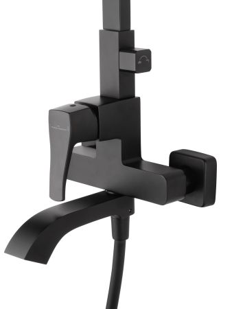 Душевая система WONZON & WOGHAND FLEX, Черный матовый (WW-88047072-MB), артикул WW-88047072-MB