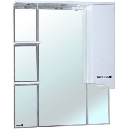 Зеркало со шкафом Bellezza Дрея 75 R 4611312001010 с подсветкой R Белое