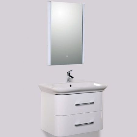 Тумба под раковину BelBagno Alpina 80 подвесная Bianco Lucido