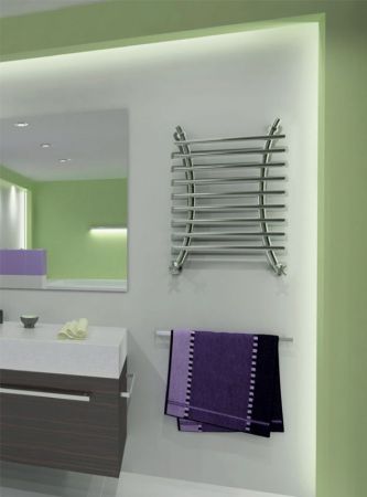 Водяной полотенцесушитель Ника Bamboo ЛБ8 80x40 Хром, артикул ЛБ8 80x40