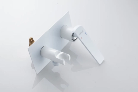 Гигиенический душ со смесителем Shevanik S8005F, белый, артикул S8005F