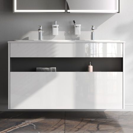 M8FFUX1201WG Func, База с нишей, 1 ящик (pull-out), 120 см, цвет белый глянец, артикул M8FFUX1201WG