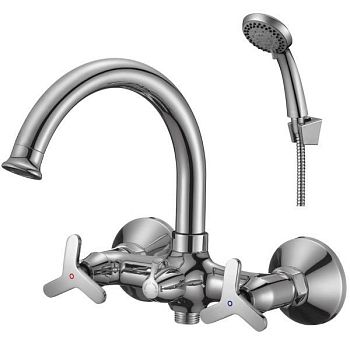 Смеситель для ванны и душа Rossinka RS40-83 Хром