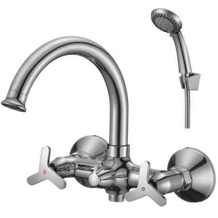 Смеситель для ванны и душа Rossinka RS40-83 Хром, артикул RS40-83