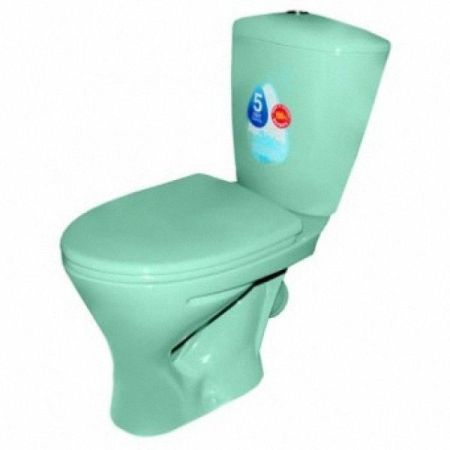 Унитаз Santeri Версия P4015S0400BF салатовый, артикул 1P4015S0400BF