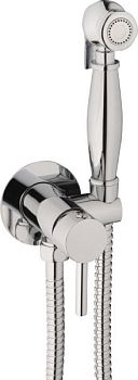 Emmevi, комплект гигиенического душа со смесителем для горячей и холодной воды (руч. душ C02452), цвет хром