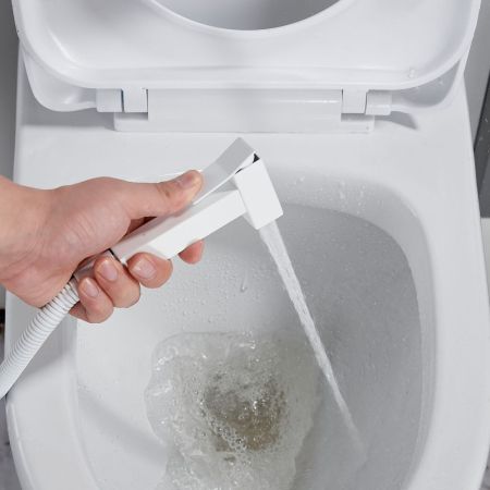 Гигиенический душ со смесителем Shevanik S137C, белый