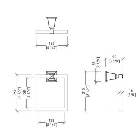 Devon&Devon Time Полотенцедержатель кольцо, золото, артикул TM307OT