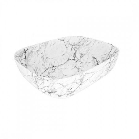 Раковина чаша Maretti FL13NS25-740MR, белый мрамор, артикул FL13NS25-740MR