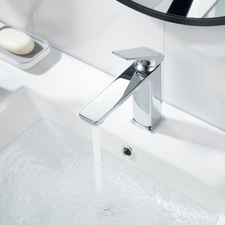 Смеситель для раковины Shevanik S8901-1, хром, артикул S8901-1