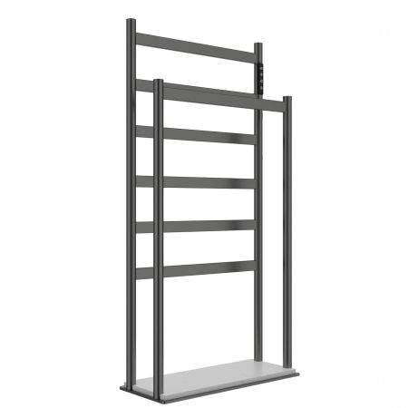 Полотенцесушитель электрический напольный WONZON & WOGHAND ESSEN, Темный графит (WW-A407-GM), артикул WW-A407-GM