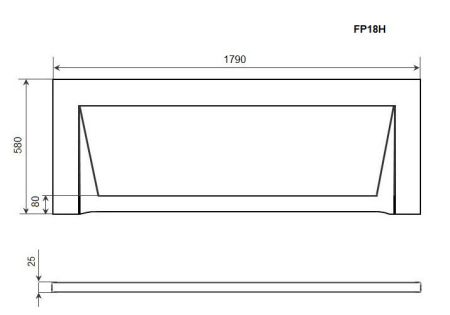 Фронтальная панель TIMO (FP18H), артикул FP18H