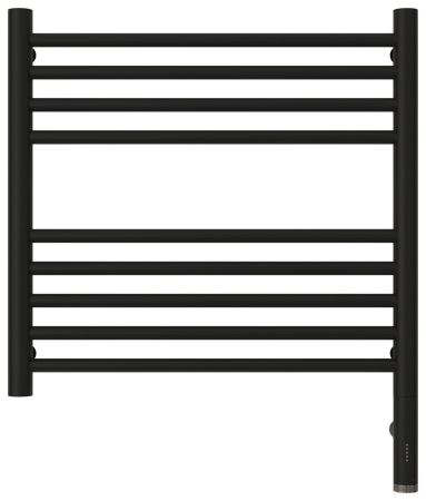 Полотенцесушитель электрический "БОГЕМА 3.0" прямая 500х500 / МЭМ правый (Матовый чёрный), артикул 31-5805-5050