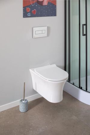 Унитаз подвесной Aquanet Rimless Roll-W CL-12249D, артикул Roll-W