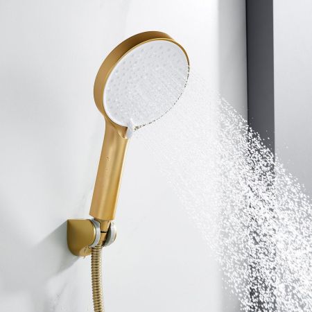 Смеситель для ванны Shevanik S4322G, золотой сатин, артикул S4322G