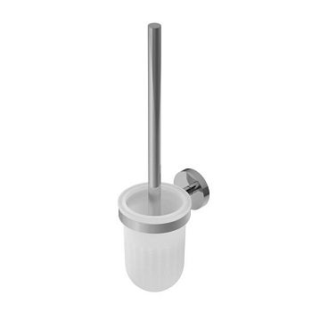 RELAX-TBS-V-01 Ёршик для унитаза, подвесной, стекло, исполнение хром