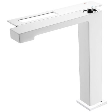 Смеситель Q для умыв. выс. WhiteChrome_Комплект, артикул 142-WCR