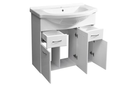 Тумба "Волна 75-8", 2 ящ., Байкал 75, артикул SP-00000125