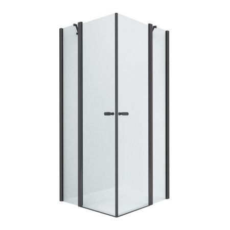 Душевое ограждение NEW TRENDY NEW SOLEO BLACK 2D 100x100x195 K-0556 (черный), артикул K-0556