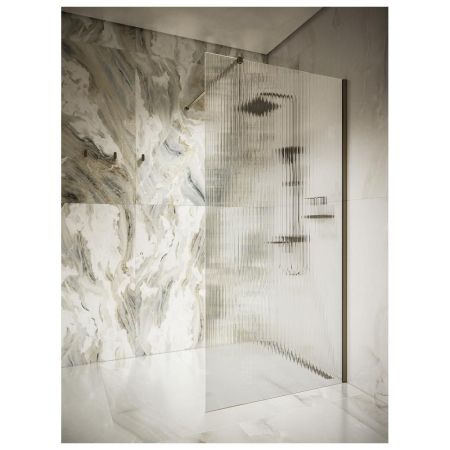 Душевая перегородка Knotlor WI100CG1GM 100х200, оружейная сталь