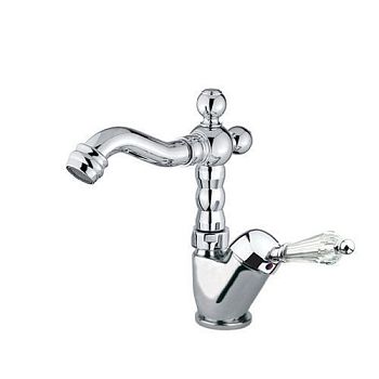 Fiore Imperiale Sky, однорычажный смеситель для биде h18.3 см, c донным клапаном, цвет золото - Swarovski