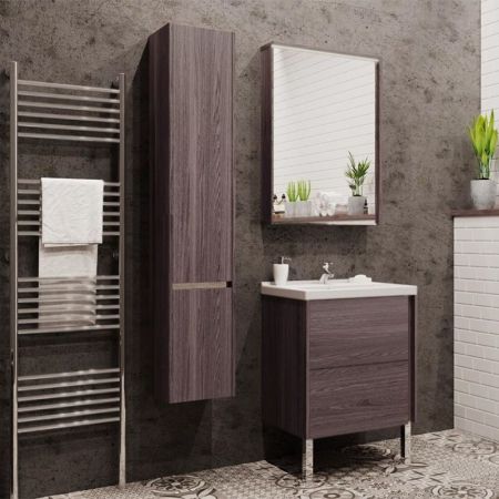 Зеркальный шкаф АКВАТОН СТОУН 60 1A231502SXC80 (грецкий орех), шт, артикул 1A231502SXC80