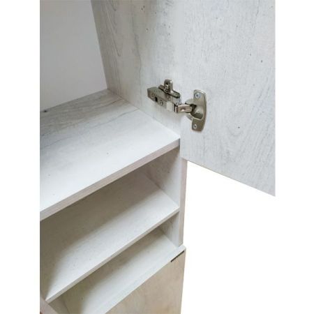 Шкаф пенал Comforty Верона 35 4137140 подвесной Дуб белый, артикул 4137140