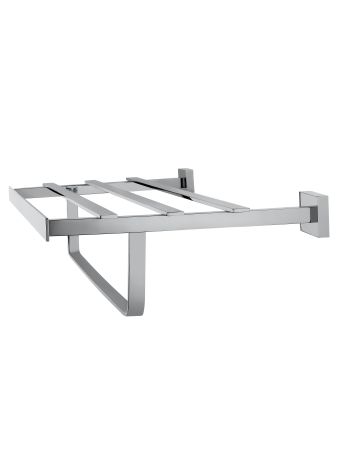 Полотенцедержатель с полкой WONZON & WOGHAND FLAT, Хром (WW-9781), артикул WW-9781