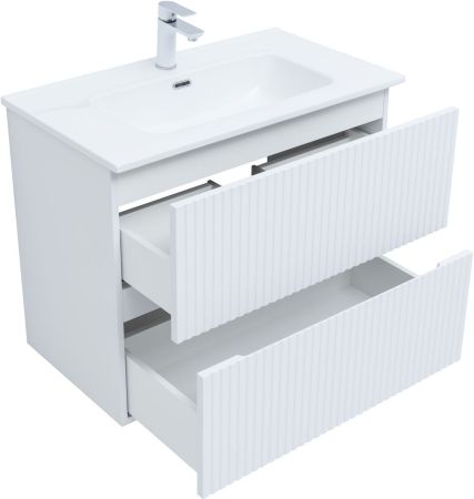 Тумба под раковину Aquanet Джейн 80 белый матовый, артикул 00313286