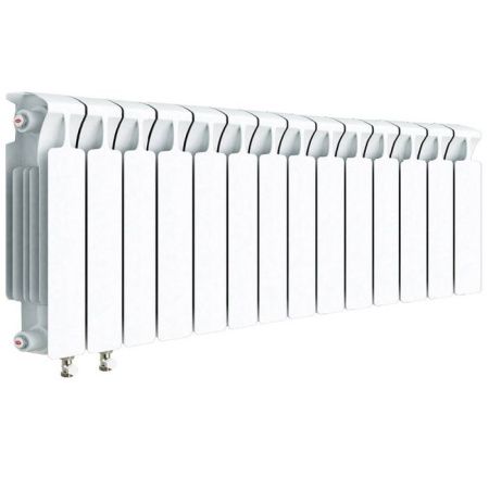 Биметаллический радиатор Rifar Monolit Ventil 350 14 секций R с нижним подключением