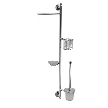 Настенная стойка Savol S-00C02, хром