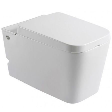 Унитаз Cerutti SPA C-370C 7281 с импульсным смывом с инсталляцией с сиденьем Микролифт