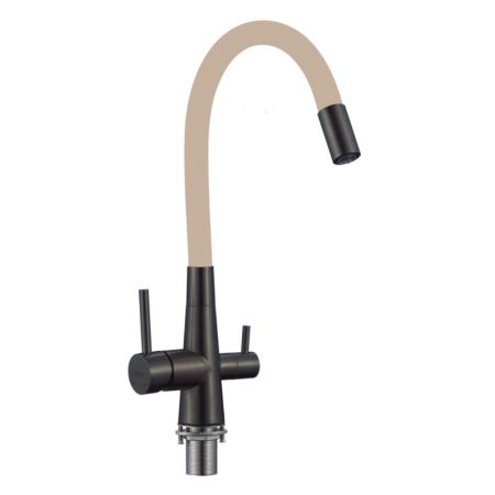 Смеситель для кухни с подключением к фильтру Fmark FS1062-H12, черный, артикул FS1062-H12