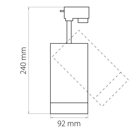 Светильник светодиодный для 1-фазного трека Canno Lightstar 303264