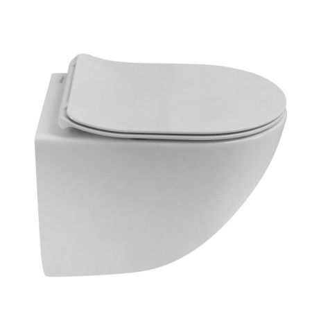 Унитаз подвесной безободковый со смывом TORNADO BelBagno AMANDA-TOR, артикул BB051CH-TOR-FC