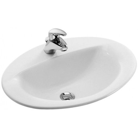 Раковина JACOB DELAFON PATIO E4155-00 (встраиваемая сверху, (56*43), белый), шт, артикул E4155-00