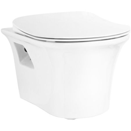 Унитаз биде Creavit Moon MO320-00CB00E-0000 подвесной Белый без сиденья, артикул MO320-00CB00E-0000