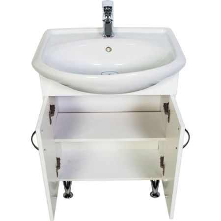 Тумба с раковиной Orange Роса Ro-60TUW Белая