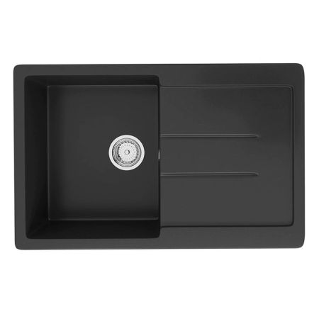 Кухонная мойка Ulgran U-507-344, ультра-черный, артикул U-507-344