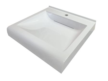 Раковина над стиральной машиной Футур 60х60 с кронштейнами и сифоном