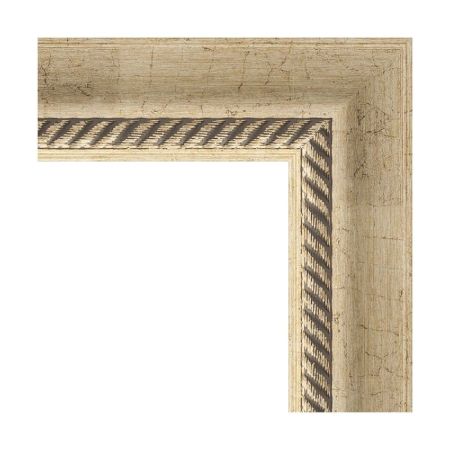 Зеркало Evoform Exclusive 53х43 Состаренное серебро с плетением