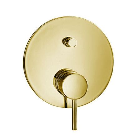 Almar ROUND CORE Внешняя часть смесителя на 2 потребителя, золото PVD, артикул E186532.GO