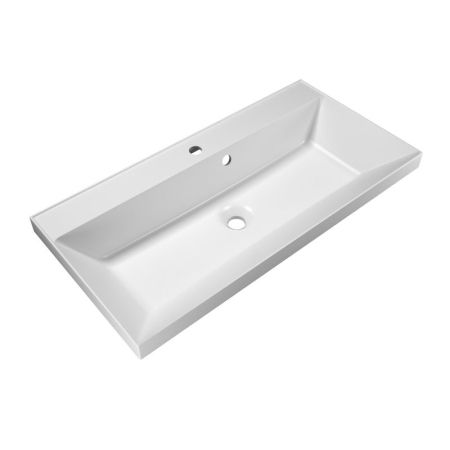 Раковина Florentina Астория 90 см 10.170.00900.001, белая, артикул 10.170.00900.001